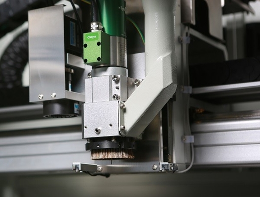 Máquina de corte dupla do PWB do equipamento do PWB Depaneling das tabelas de Genitec com sistema GAM330AT do alinhamento da precisão