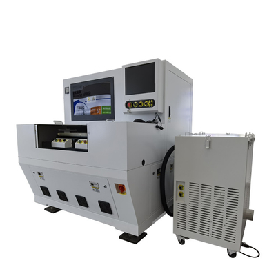 Máquina de corte dupla do laser do PWB dos Worktables AC220V para o silicone cerâmico